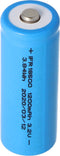 IFR 18500 1200 mAh 3,2 V LiFePo4 batterijknop zonder kop onbeschermde afmetingen ca. 50,7 x 18,15 mm