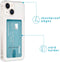 iMoshion Hoesje Geschikt voor iPhone 13 Mini Hoesje Met Pasjeshouder - iMoshion Softcase Backcover met pashouder - Transparant