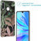 iMoshion Hoesje Geschikt voor Huawei P30 Lite Hoesje Siliconen - iMoshion Design hoesje - Groen / Roze / Dark Jungle