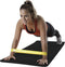 Pure2Improve - Fitnessmat TPE - Pilatesmat - Yogamat - Sportmat - Extra dikke mat - 173x61x1cm - Zwart