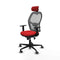 Jorquera Piqueras y Crespo 1D036G2 - Bureaustoel met hoofdsteun - Verstelbare hoogte - Rood