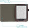 imoshion E-reader Hoesje - Geschikt voor Tolino Shine 4, Kobo Clara 2E - Vegan Leather Bookcase - Donkerbruin