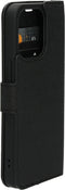 Mobiparts iPhone 13 Pro - Wallet Case - Saffiano motief - Zwart