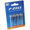 P-Cell Mignon AA batteries in a practical set of 4, 4 pieces LR6 1.5V battery