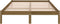 vidaXL - Bedframe - massief - hout - honingbruin - 120x190 - cm