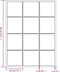 vidaXL - Wandspiegels - 3 - st - 80x60 - cm - metaal - zwart