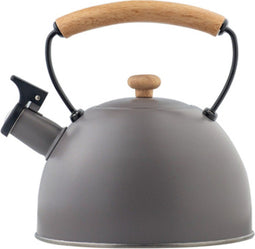 Retro Fluitketel Grijs – 2,5 Liter Inhoud – Voor Diverse Warmtebronnen