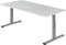 Bureau NPO Pro-Fit instelbaar 120x80cm alu frame wit blad