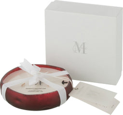 J-Line geurkaars M-Chic - glas - rood - small - 35U