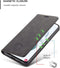 Hoesje Geschikt voor Samsung S21 Plus met Anti Skim Bescherming - Pasjes Bookcase RFID Beschermd Cover - Vulcano Black