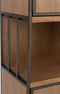 J-Line kast Verschillende Compartimenten - hout/metaal - naturel