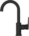 Saqu Dream - Wastafelkraan - 21 cm Hoge Draaibare Uitloop - Mat Zwart