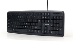 GEMBIRD KB-U-103 - Toetsenbord - Membraan - Qwerty PT - Zwart