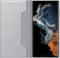 Samsung Galaxy S22 Ultra - Smart LED View Hoesje - Antibacterieel - Lichtgrijs