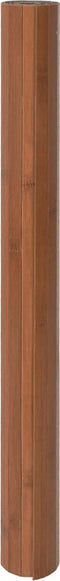 vidaXL - Vloerkleed - rechthoekig - 100x200 - cm - bamboe - bruin