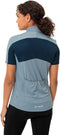 Vaude Matera FZ Tricot fietsshirt korte mouwen blauw dames