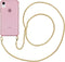 iMoshion Hoesje Geschikt voor iPhone Xr Hoesje Met Koord - iMoshion Glitter Backcover met ketting - Roze
