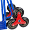 vidaXL - Steekwagen - inklapbaar - met - 6 - wielen - blauw
