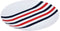 Serviesset Beverly Hills Polo Club Blauw Rood Porselein Strepen 12 Onderdelen