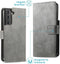 iMoshion Hoesje Geschikt voor Samsung Galaxy S21 Plus Hoesje Met Pasjeshouder - iMoshion Luxe Bookcase - Grijs