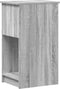 vidaXL - Computertorenstandaard - met - lade - 35x45x77 - cm - grijs - sonoma - eiken