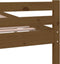 vidaXL - Bedframe - massief - hout - honingbruin - 160x200 - cm