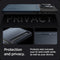 Spigen Slim Armor CS - Back Cover - Dubbellaags met Air Cushion - Metal Slate