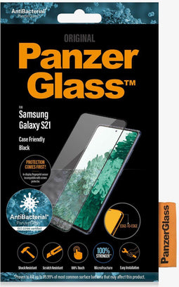 PanzerGlass Samsung Galaxy S21 Screen Protector Antibacterieel
