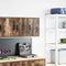 vidaXL - Garagewandkast - bewerkt - hout - gerookt - eiken