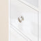 SoBuy BZR167-GW - Hoge Badkamerkast - 5 Open Vakken en Lade - Pareltint Houtcomposiet