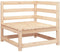 vidaXL - Tuinbank - 2-zits - massief - grenenhout