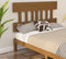 vidaXL - Hoofdbord - 138,5x3x81 - cm - massief - grenenhout - honingbruin