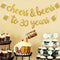 30e Verjaardag slingers, decoratie, Cheers & beers, feest
