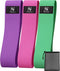 Nuvance Weerstandsbanden Set - 3 Delige Set - E-book met oefeningen - Roze Paars Groen (3 stuks)