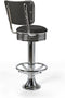 Bel Air Retro Barkruk BS-27CB Footring Zwart
