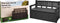Opbergbank van Kunststof | 130 x 60 cm | Antraciet