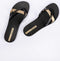 Ipanema Kirei - Dames Slippers - Metallic bandje - Zwart/Goud - Maat 41/42