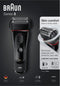 Braun Series 5 5030s - Scheerapparaat - Accu - Rood Zwart