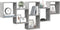 vidaXL - Wandschap - 159x18x66 - cm - bewerkt - hout - betongrijs