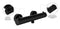 SCHTTE London - Thermostatische Douchekraan - Hartafstand 150 mm - Zwart Mat