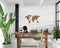 MiMi Innovations® Exclusieve Houten Wereldkaart - Muurdecoratie - Wanddecoratie - Muursticker - 130x78 cm/51.2x30.8 inch - Walnoot