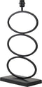 Light & Living Tafellamp Stelius - 42cm - Mat Zwart - excl. kap