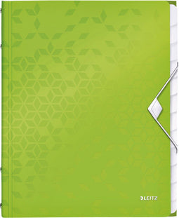 Sorteermap Leitz WOW 12 tabbladen PP groen - 4 stuks
