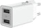 Conceptronic ALTHEA06W - Oplader - 2 USB 2.0-poorten - Wit
