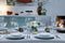 L.S.A. Dine 12 Delige Serviesset - Wit