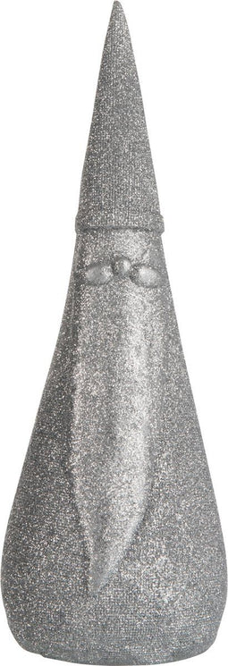 J-Line Kerstfiguren - poly - zilver - large