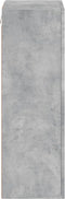 vidaXL - Tv-wandmeubel - 40,5x30x90 - cm - bewerkt - hout - betongrijs