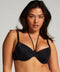 Hunkemöller Luxe Dames Bikinitopje - Spaghetti bandje - Zwart - Maat D90