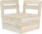 vidaXL - Hoekbank - sectioneel - pallet - geïmpregneerd - vurenhout