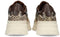 PS Poelman JANA - Dames Sneakers - Chunky zool 5 cm - Bruin met beige